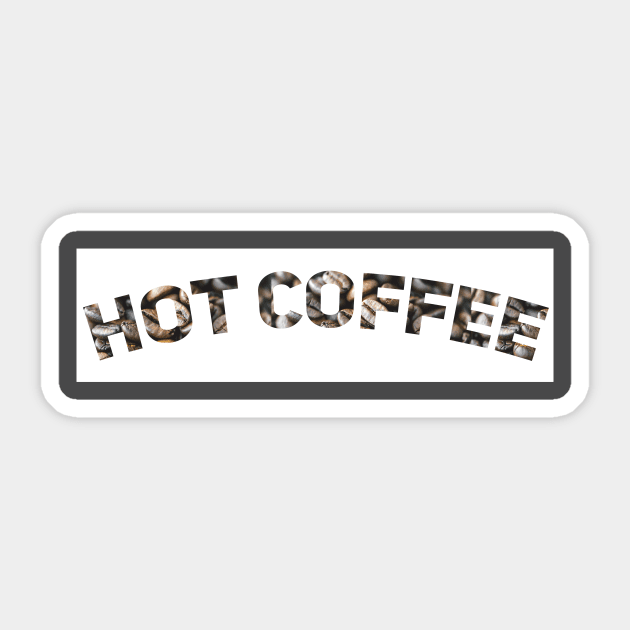 Curved Hot Coffee Sticker by StoreKoe